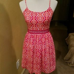 Anthro. Everly Boho Sundress Cut out Midriff